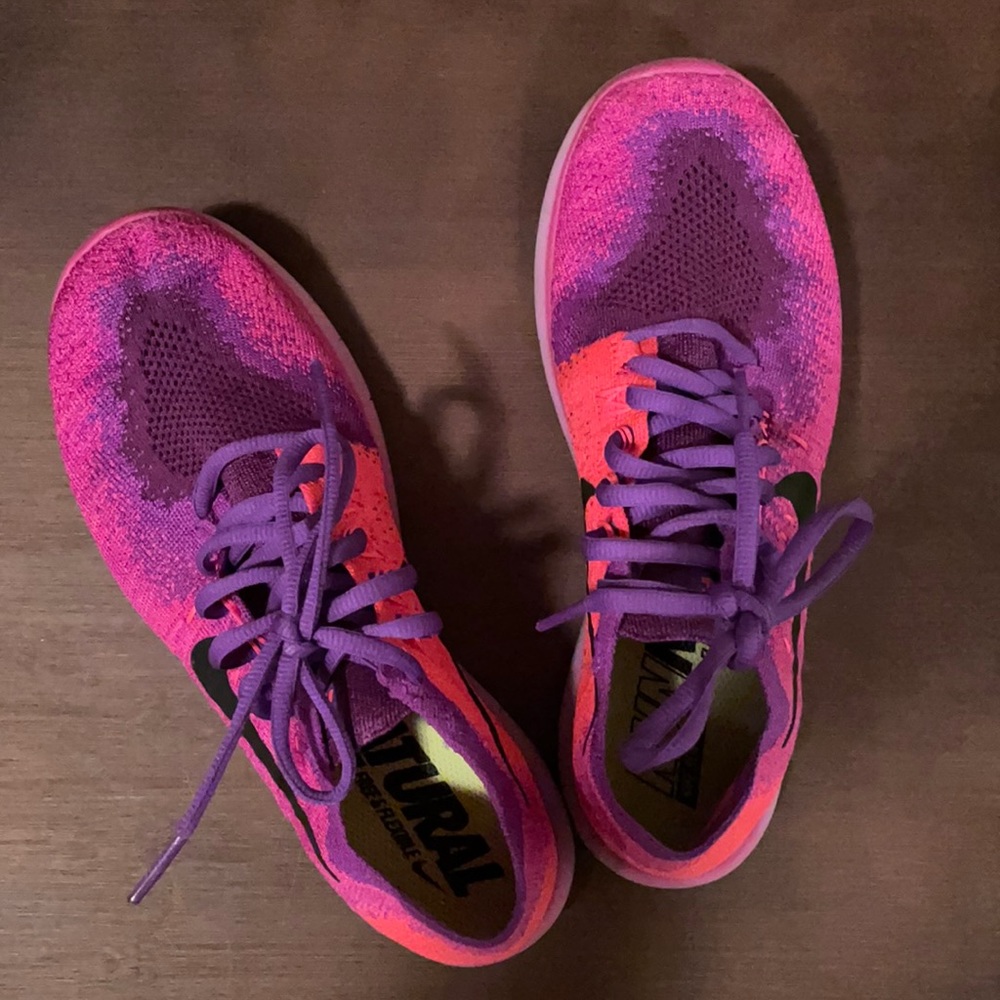 New Nike Womens Free 4.0 Flyknit Athletic Shoe